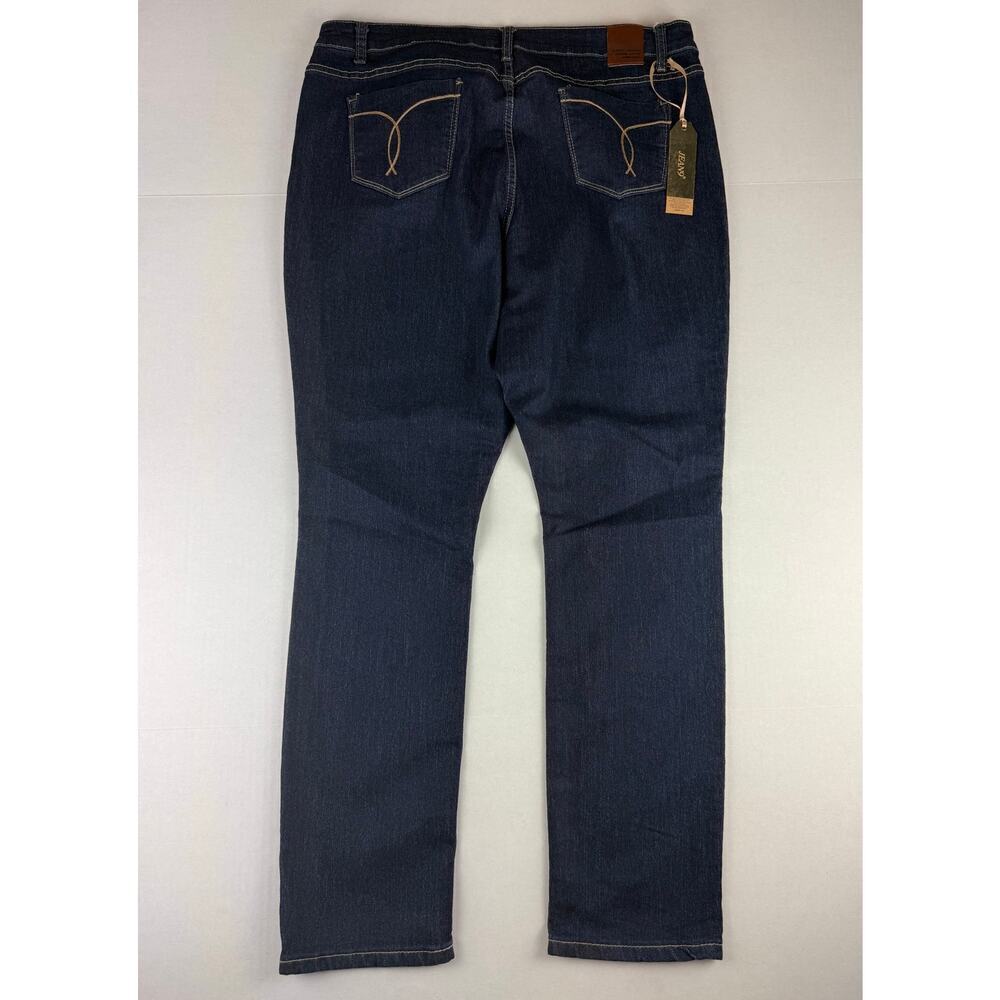 Jean9 Classic Premium Denim Blue Jeans - Plus Size 24 - Picture 5 of 8